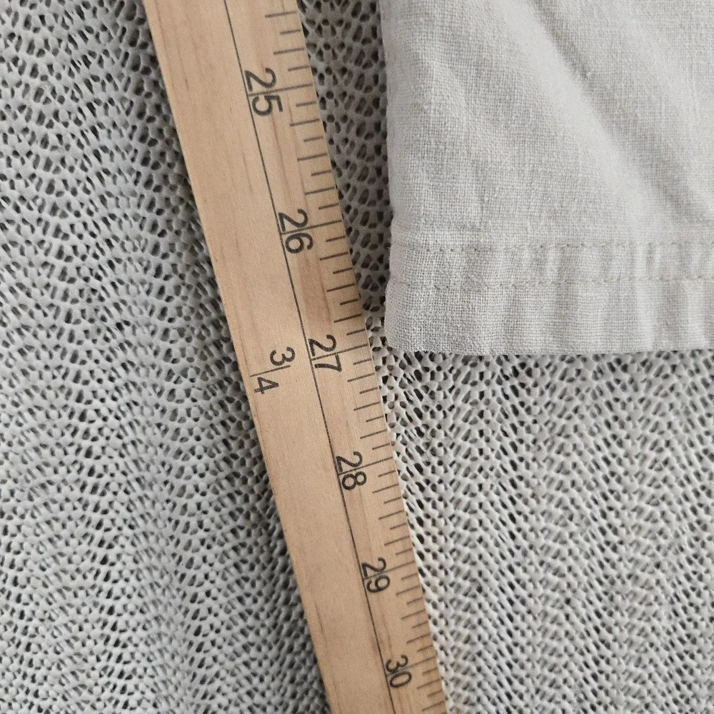 Oak Hill Tech Pants Mens 42x28 Beige Linen Blend Chino Regular Fit Stretch